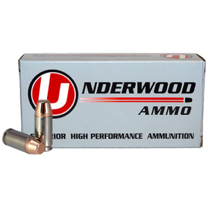 UNDERWOOD 9MM LUGER +P 124GR - FMJ 50RD 10BX/CS