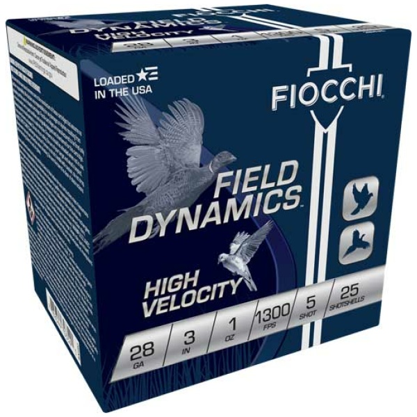 FIOCCHI 28GA 3" 1OZ #5 1300FPS - 25RD 10BX/CS