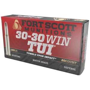 FORT SCOTT 30-30 WIN 130GR TUI - SOLID COPPER 20RD 10BX/CS