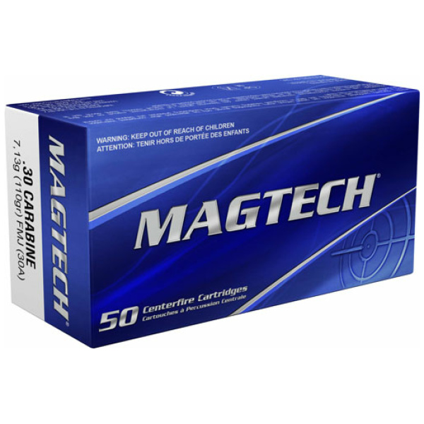MAGTECH 30 CARBINE 110GR FMJ - 50RD 20BX/CS