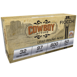 FIOCCHI 32 S&W LONG 97GR - LEAD-FP 50RD 20BX/CS