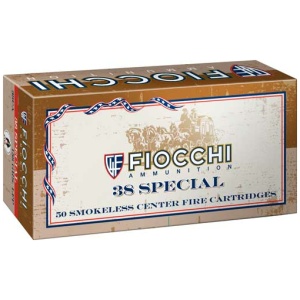 FIOCCHI 38 SPECIAL 158GR - LEAD-FP 50RD 10BX/CS