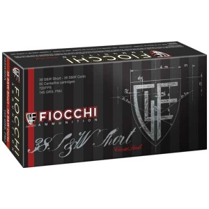 FIOCCHI 38 S&W SHORT 145GR FMJ - 50RD 20BX/CS