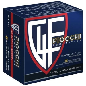 FIOCCHI 40 SW 155GR XTP-HP - 25RD 20BX/CS