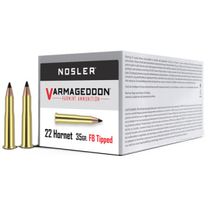 NOSLER VARMAGEDDON 22 HORNET - 35GR FBT 50RD 10BX/CS