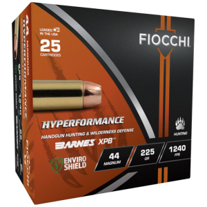 FIOCCHI 44 REM MAG 225GR XPB - 25RD 8BX/CS