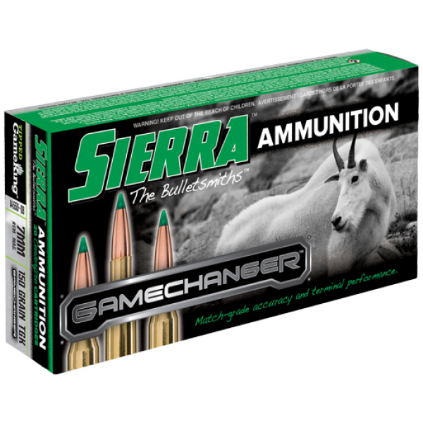 SIERRA 7MM REM MAG 150GR - TIPPED GAME KING 20RD 10BX/CS