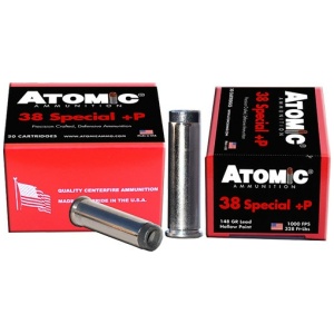ATOMIC 38 SPECIAL +P 148GR WC - UP-SIDE DOWN 20RD 10BX/CS
