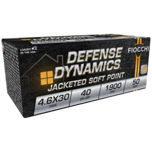 FIOCCHI 4.6X30 40GR JSP - 50RD 20BX/CS