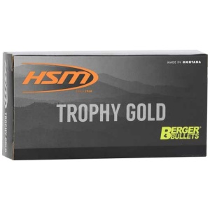 HSM TROPHY GOLD 6MM ARC - 95GR BERGER VLD 20RD 25BX/CS
