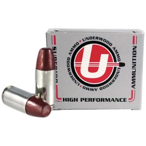 UNDERWOOD 9MM +P 147GR HARD - CAST LEAD-FN 20RD 10BX/CS