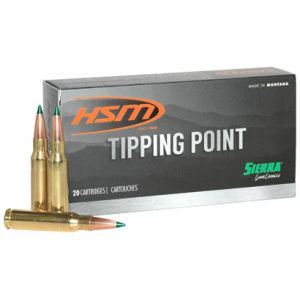 HSM 7MM-08 REM 165GR GAME - CHANGER 20RD 25BX/CS