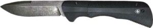 TEMPLAR KNIFE AUTO FOLDER - 3.25" PWDR D2 STNWSH/BLK DROP