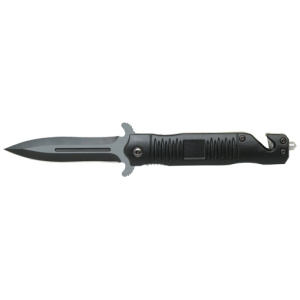 ABKT BLACK STILETTO ASSISTED - OPENER 3.5" BLADE W/BREAKER
