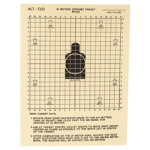 ACTION TGT 25 METERS DOD M16A2 100PK
