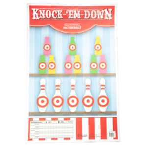 ACTION TGT KNOCKEM DOWN 100PK