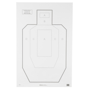 ACTION TGT USPSA PAPER 100PK