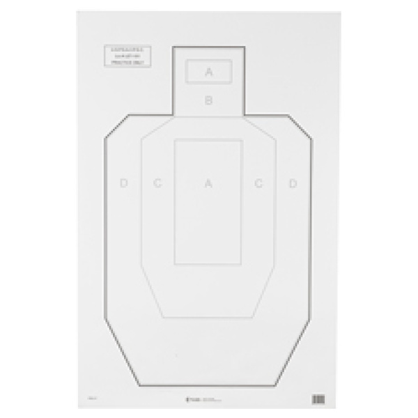 ACTION TGT USPSA PAPER 100PK