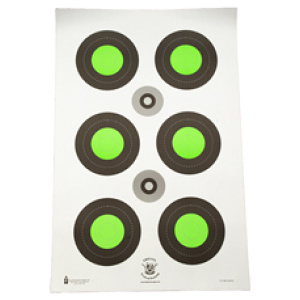 ACTION TGT TRIDENT BLSEYE GRN 100PK