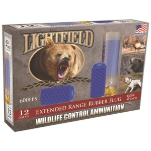 LIGHTFIELD 12GA 2.75" X-RANGE - RUBBER SLUG 5RD 10BX/CS