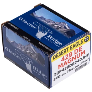 DESERT EAGLE 429 DE 240GR JHP - 20RD 10BX/CS