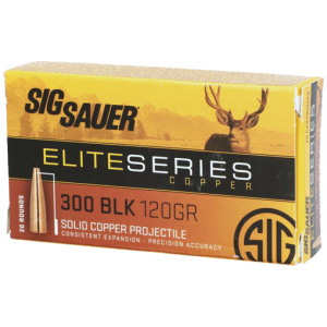 SIG AMMO 300 AAC 120GR OPEN - TIP MATCH 20RD 10BX/CS