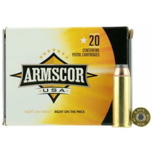 ARMSCOR 44 REM MAG 240GR JHP - 20RD 25BX/CS