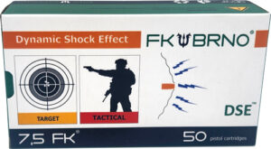 FK BRNO 7.5 F9 101GR FLAT NOSE - 50RDS PER BOX LEAD FREE12BXCS