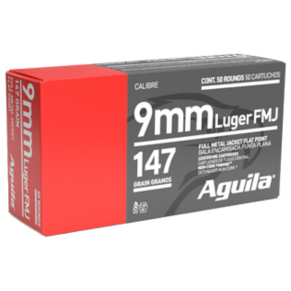 AGUILA 9MM 147GR FMJ FP 50/1000
