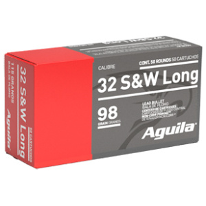 AGUILA 32S&W LONG 98GR LRN 50/1000