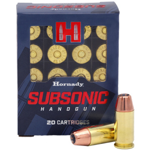 HORNADY SUBSONIC 40 SW 180GR - XTP 20RD 10BX/CS