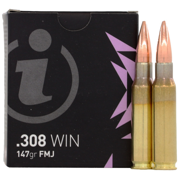 IGMAN 308 WIN M80 147GR FMJ - 20RD 50BX/CS