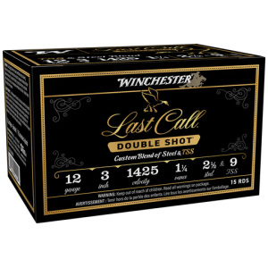 WINCHESTER LAST CALL 12GA 3" - 1-1/4OZ #2.5 & #9 25RD 10BX/CS