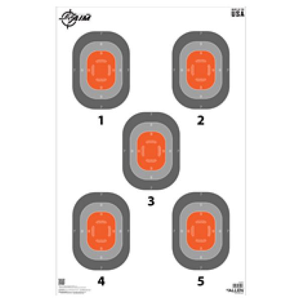 ALLEN EZAIM 5 SPOT TRGT 23X35 50PK