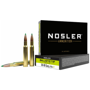 NOSLER BT 30-06 125GR - BALLISTIC TIP 20RD 10BX/CS