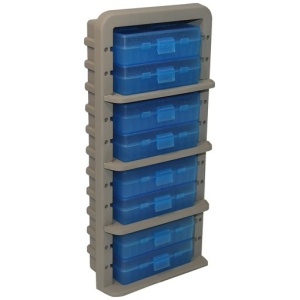 MTM AMMO RACK W/ 8 P509M 50RND - FLIP TOP BOXES CLR BLUE/DK ETH