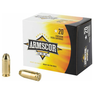 ARMSCOR 40S&W 180GR JHP 20/500