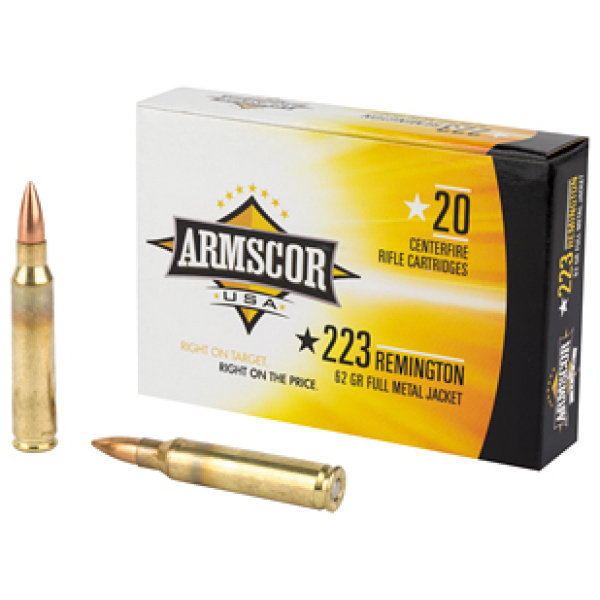 ARMSCOR 223REM 62GR FMJ 20/1000