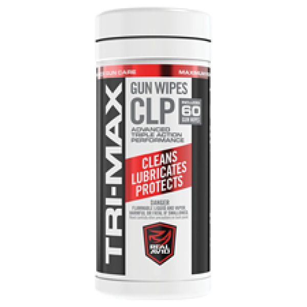 REAL AVID TRI MAX CLP GUN WIPES 60CT
