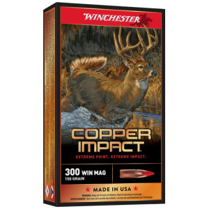 WINCHESTER COPPER IMPACT 300 - WIN MAG 150GR 20RD 10BX/CS