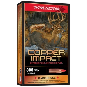 WINCHESTER COPPER IMPACT 308 - WIN 150GR 20RD 10BX/CS