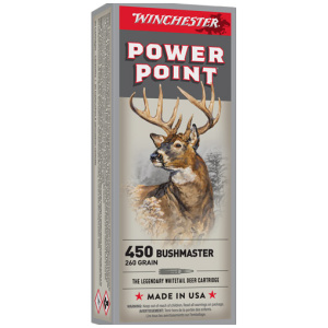WINCHESTER SUPER-X 450 BM - 260GR POWER POINT 20RD 10BX/CS