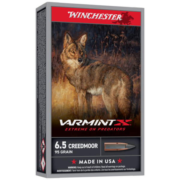 WINCHESTER VARMINT XP 6.5 CM - 95GR EXTREME PT 20RD 10BX/CS