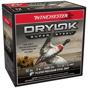 WINCHESTER DRYLOK 12GA 3" - 1-1/4OZ #4 25RD 10BX/CS