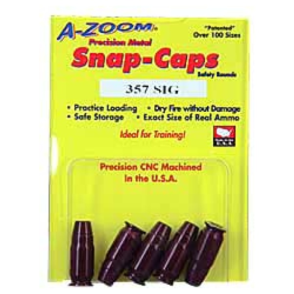 AZOOM SNAP CAPS 357SIG 5/PK