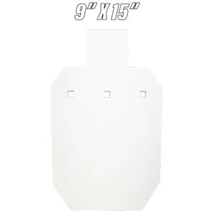 BASH TARGET AR500 SILHOUETTE - HALF SIZE 9"X15"-3/8" THICK