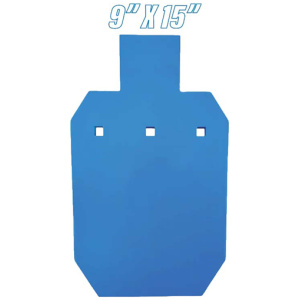 BASH TARGET AR500 SILHOUETTE - HALF SIZE 9"X15"-1/2" THICK