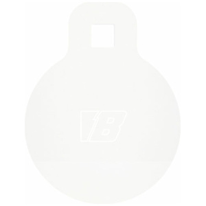 BASH TARGET AR500 GONG TARGET - ROUND 4"-3/8" THICK