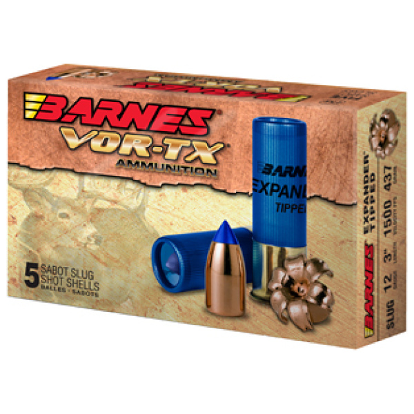 BARNES VOR-TX 12GA 3" 438GR 5/100