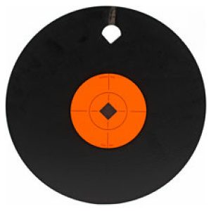 B/C 8" GONG ONE HOLE 3/8" AR500 STL